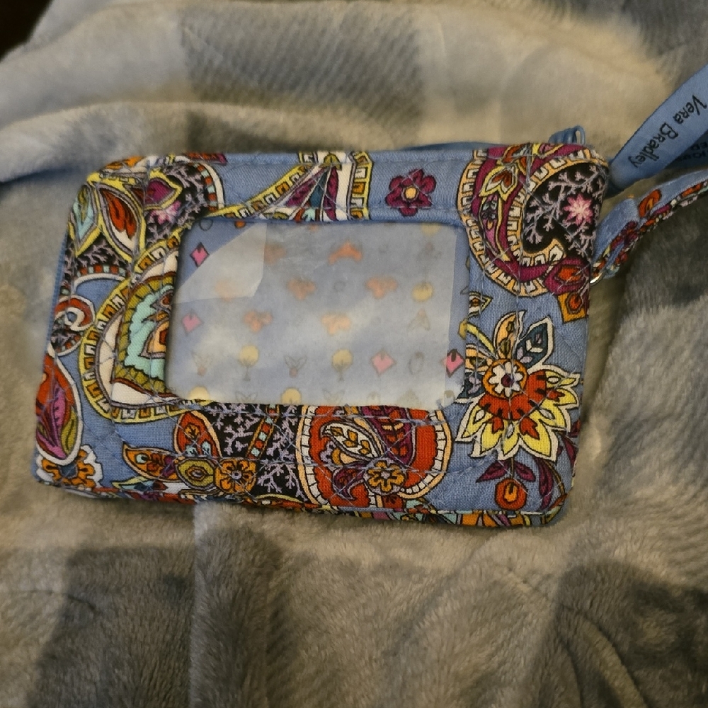 Vera Bradley Multicolor Paisley ID Case